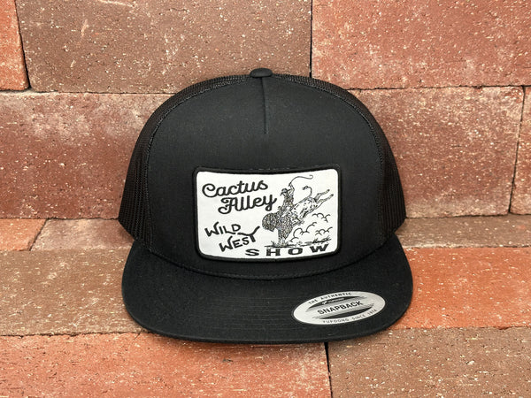 "Wild West Show" - 6006 Black/ Black Mesh, Snapback Cap (2024)