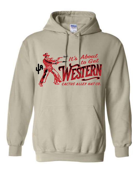 "Western" - Sand Adult Hoodie