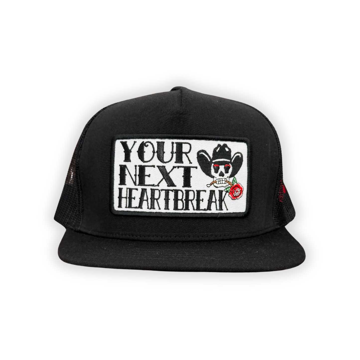 "YOUTH Heartbreak Kid" - YOUTH CA 6006 Black/ Black Mesh, Snapback Cap