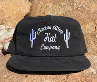 "The Cactus" - CA256 Black with black rope Snapback Cap (WESA JAN  2024)