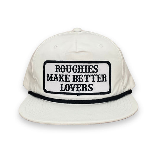 "BLKW Roughies BL"- CA 256 White/ Black Rope, Snapback Cap (2025)