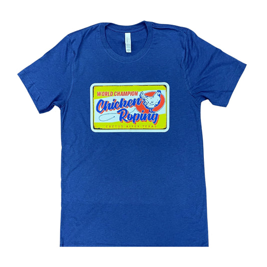 "Chicken Roping" - Navy Adult Tee (WESA JAN 2024)