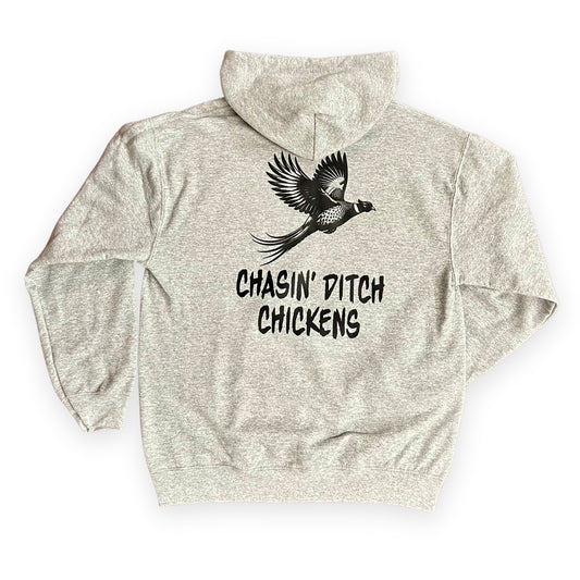 "Ditch Chickens" - Sport Grey Adult Hoodie (2024)