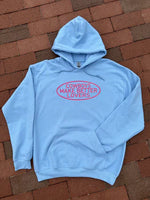 Hot Pink "Better Lovers" - Light Blue Adult Hoodie (WESA JAN 2024)