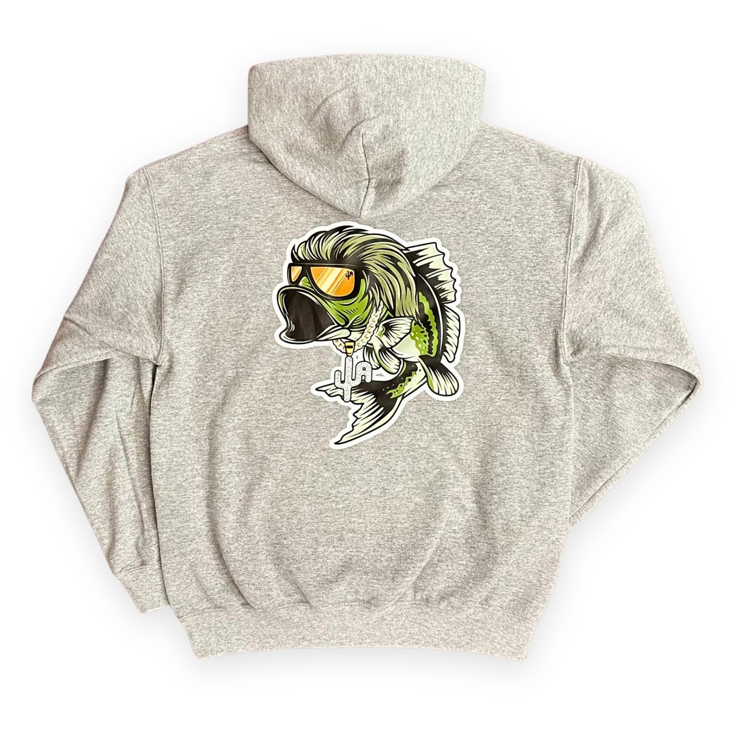 "Mullet Bass" - Sport Grey Adult Hoodie (2024)