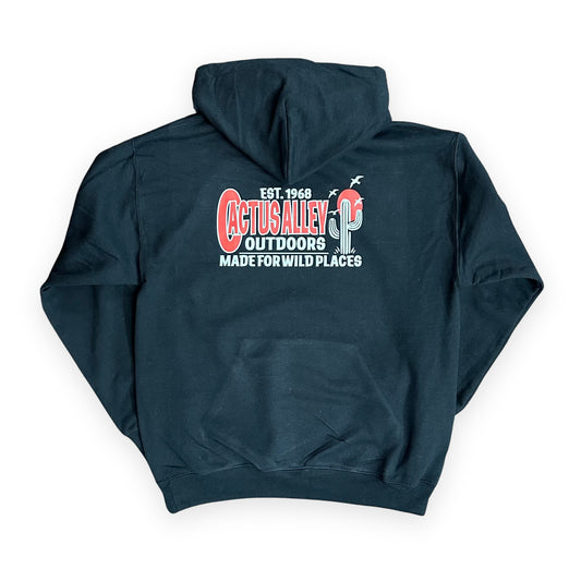 "Outdoors" - Black Adult Hoodie (2024)