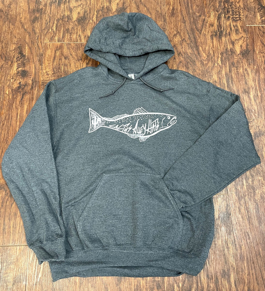 "Saltwater" - Dark Heather Adult Hoodie (WESA JAN 2024)