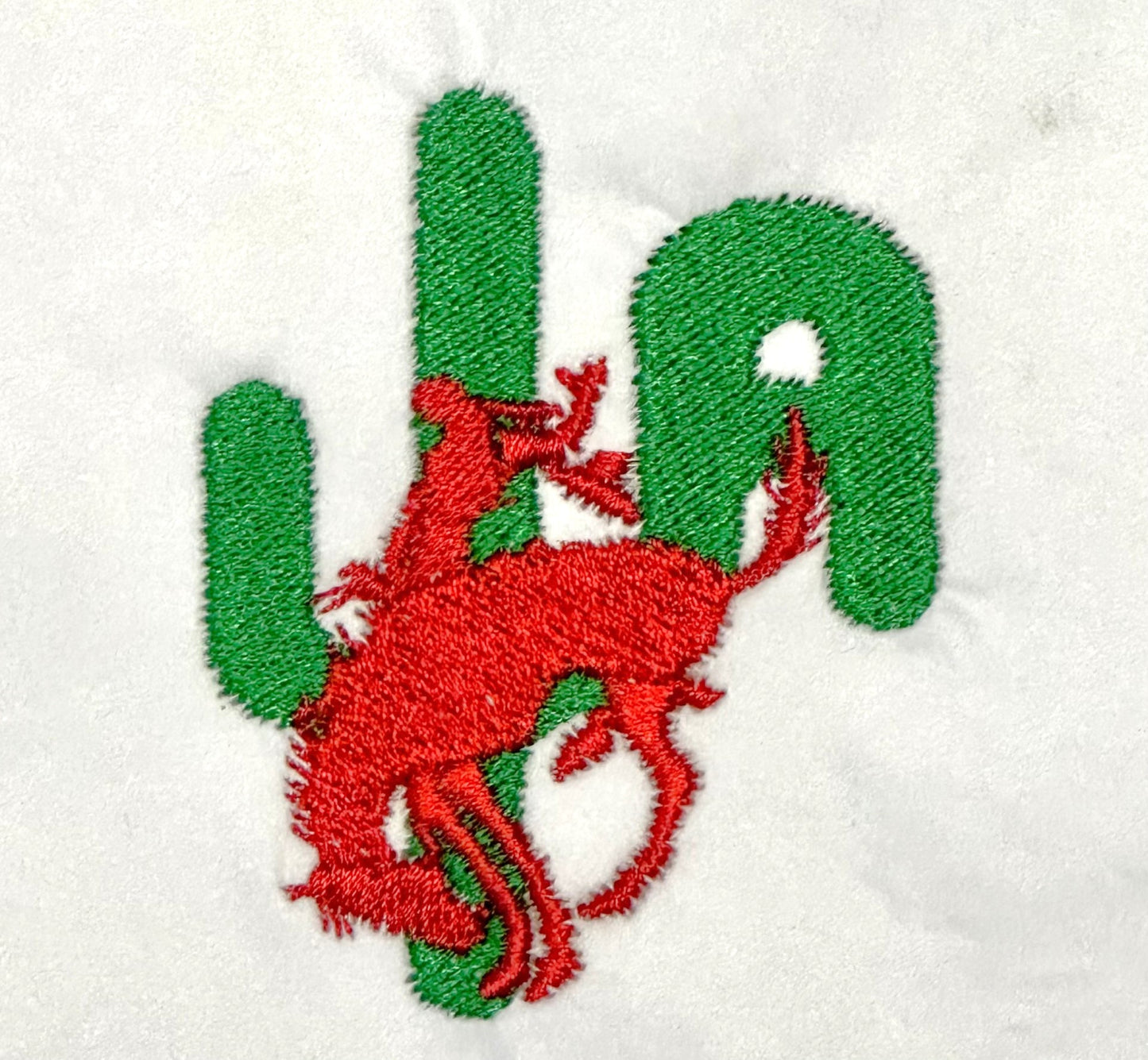 S118 (‘Stang- Green/Red Stitch Out)