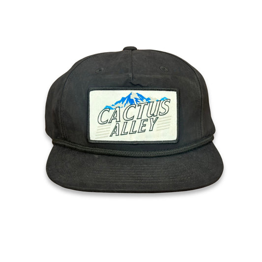 "The Stones" - CA 256 Black/ Black Rope, Snapback Cap (2024)
