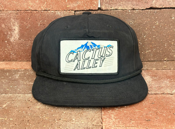 "The Stones" - CA 256 Black/ Black Rope, Snapback Cap (2024)