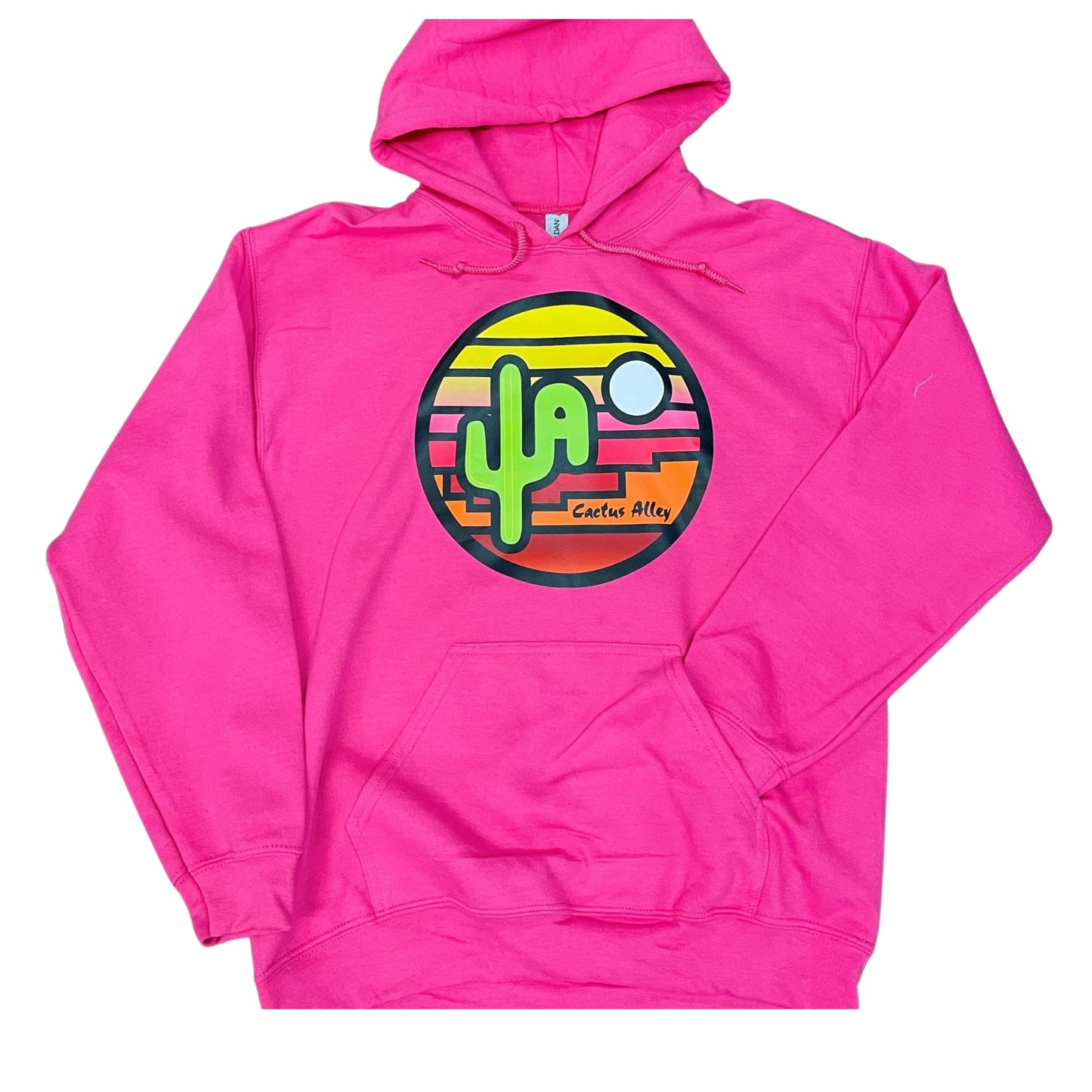 "Sunset" - Pink Adult Hoodie (WESA JAN 2024)