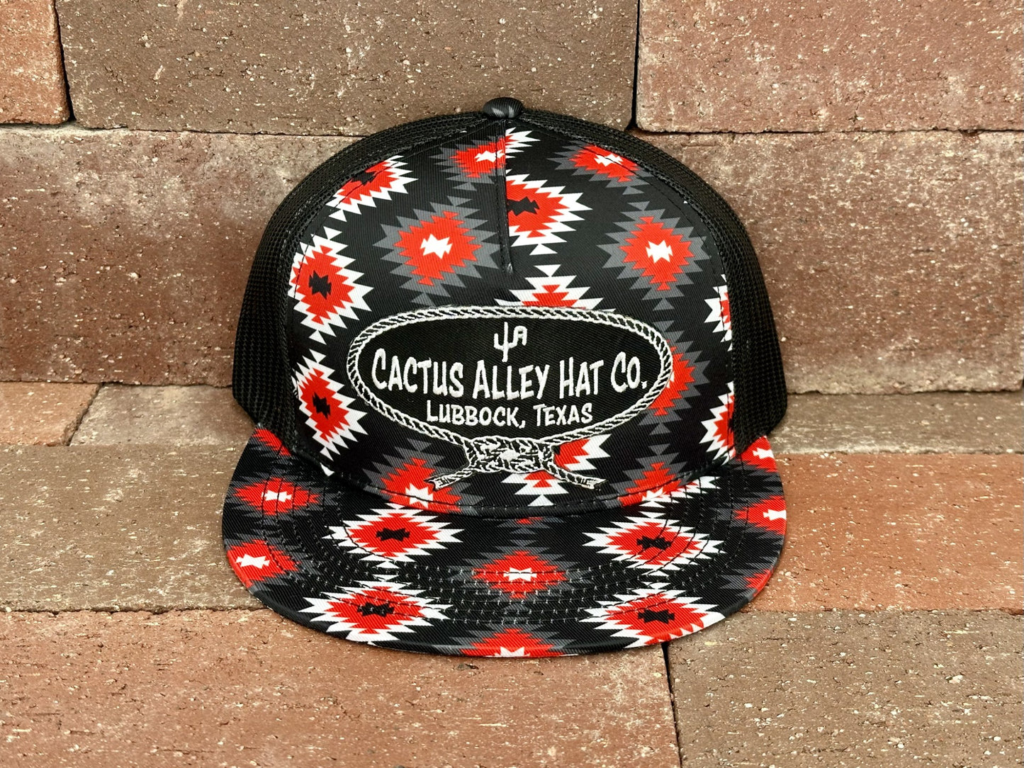 "Neck Rope-BLK" - CA Buddy Holly Aztec, Snapback Cap (2024)