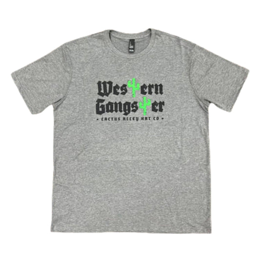 "Western Gangster" - Grey Frost Adult Tee (WESA JAN 2024)
