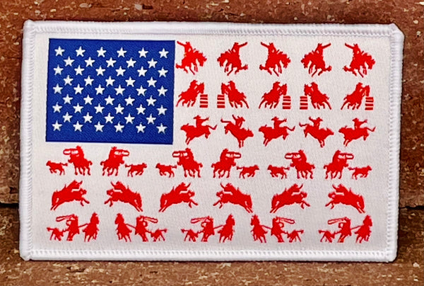 P136 (Rodeo Flag Patch)